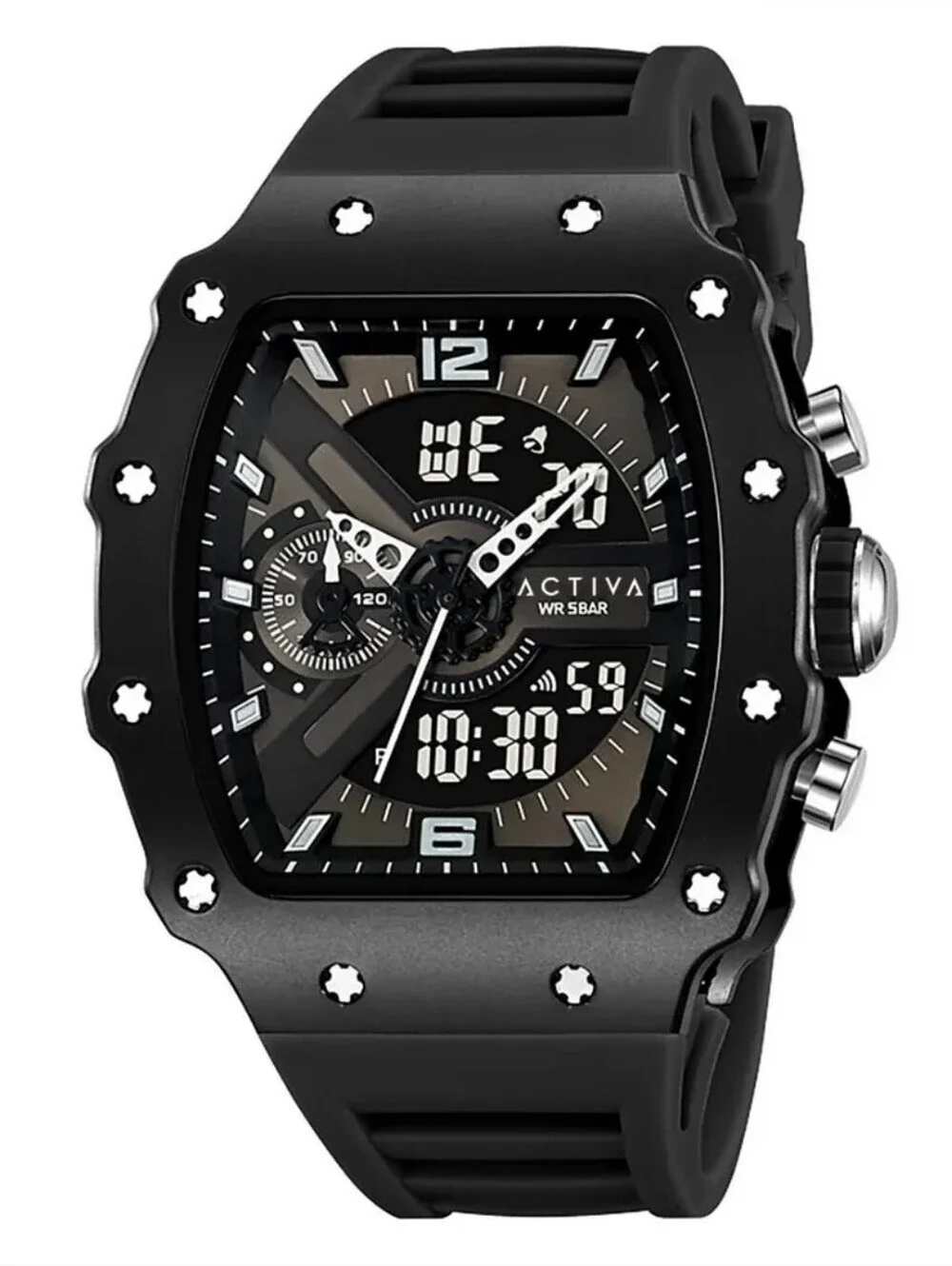 NWT ACW2398-005 Activa X Invicta Men's Digital Chronograph Spory Watch - 44.3mm